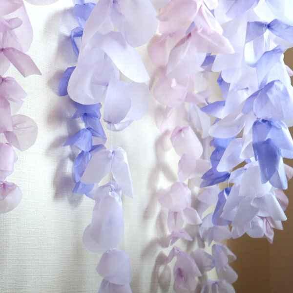 こどもの日にピッタリ♪大人気の和風アイテム「藤の花」を作ってみよう♪