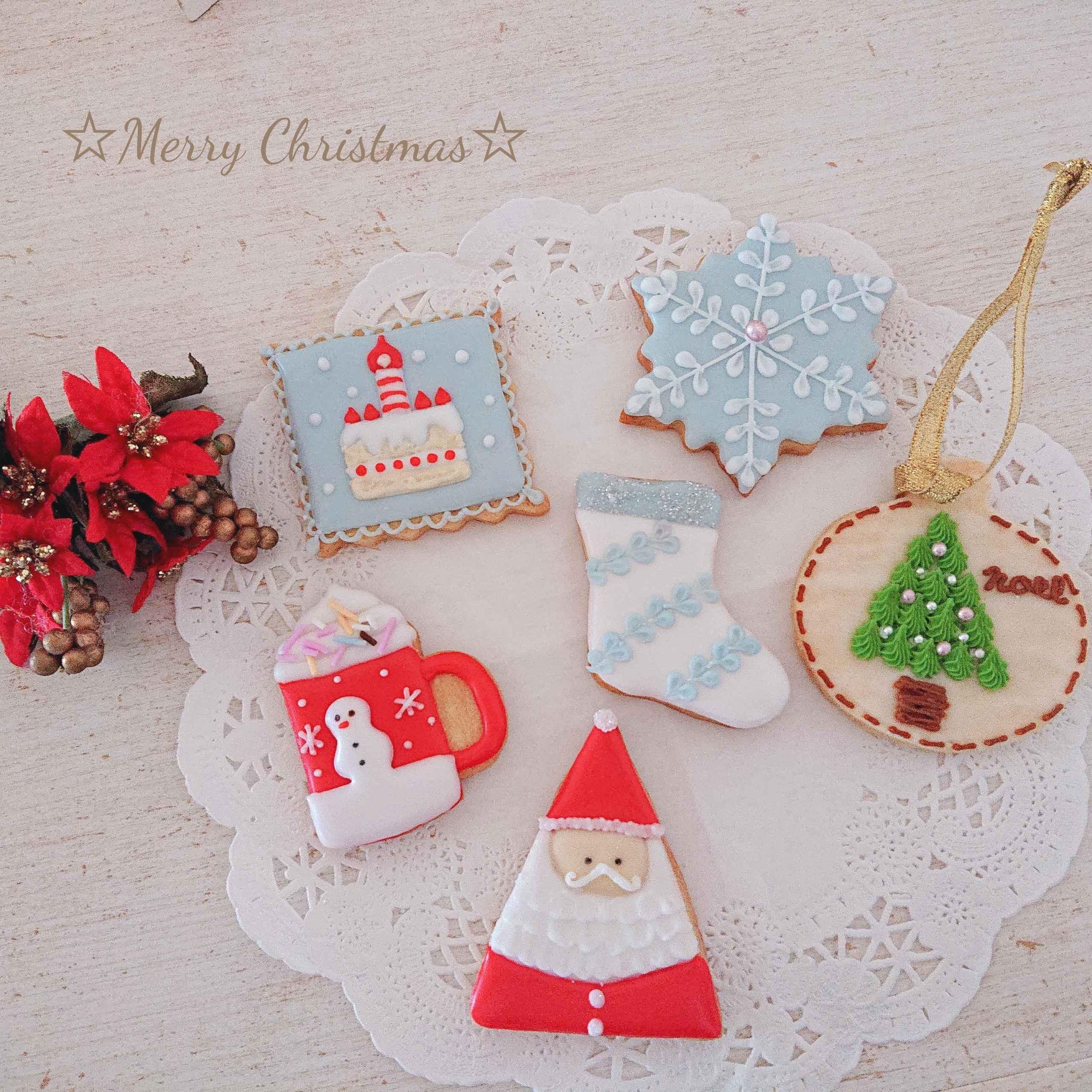 クリスマスのアイシングクッキーレッスン