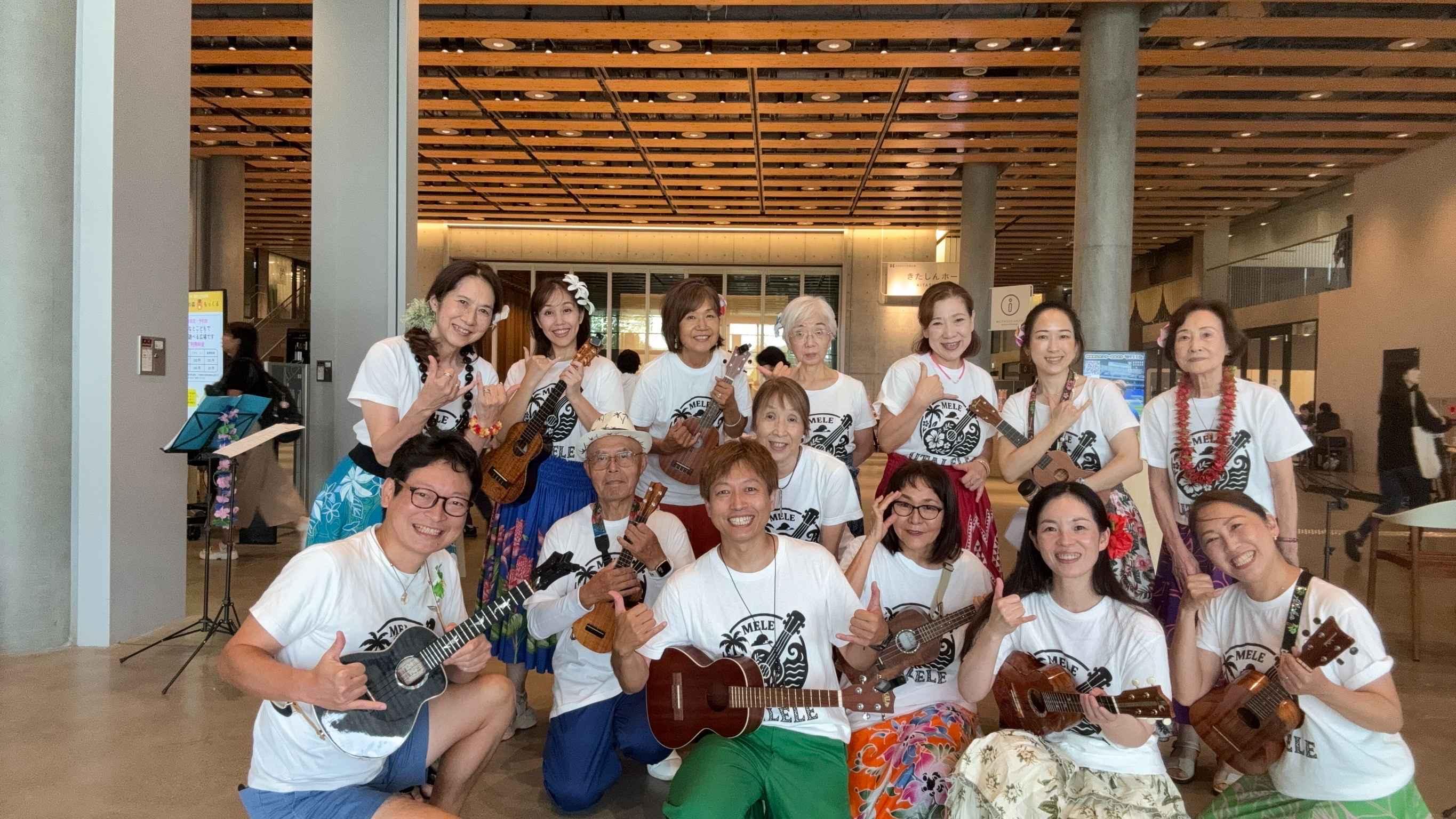 ハワイアンを歌う　GRACEうたレレ教室