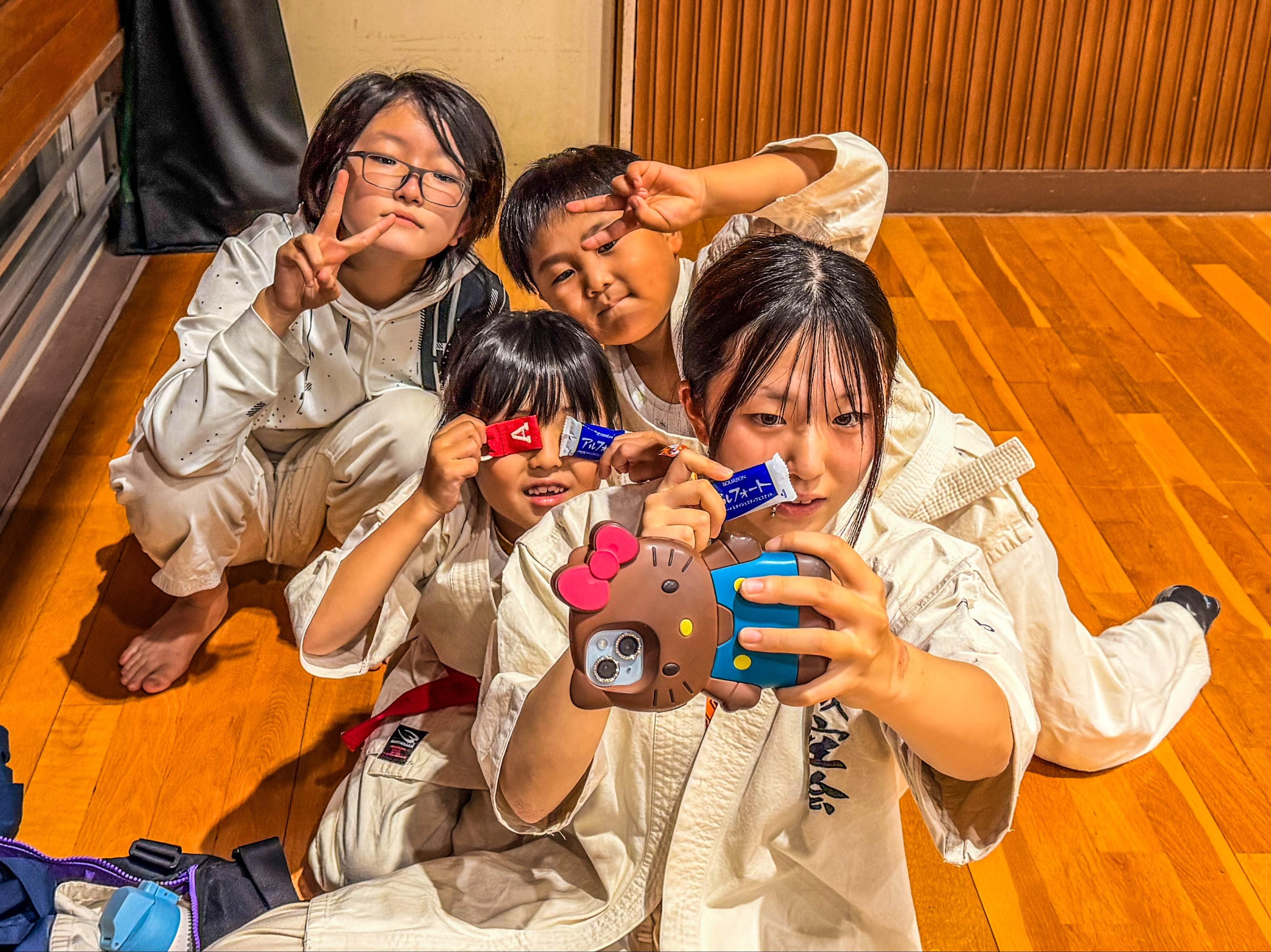 空手道 誠空会 川西市立緑台中学道場