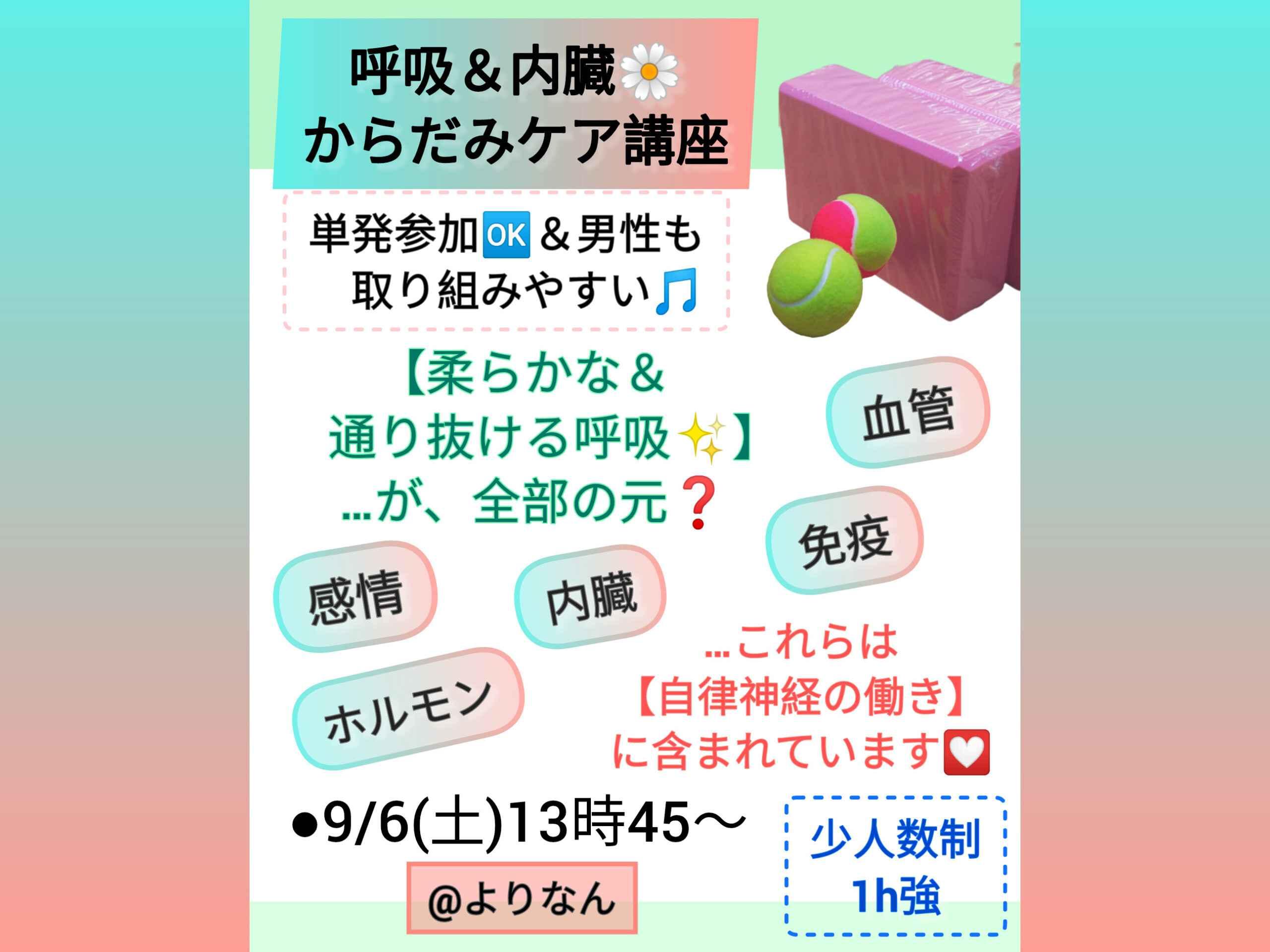 呼吸＆内臓「からだみ」基礎ケア講座♪ @岡崎市