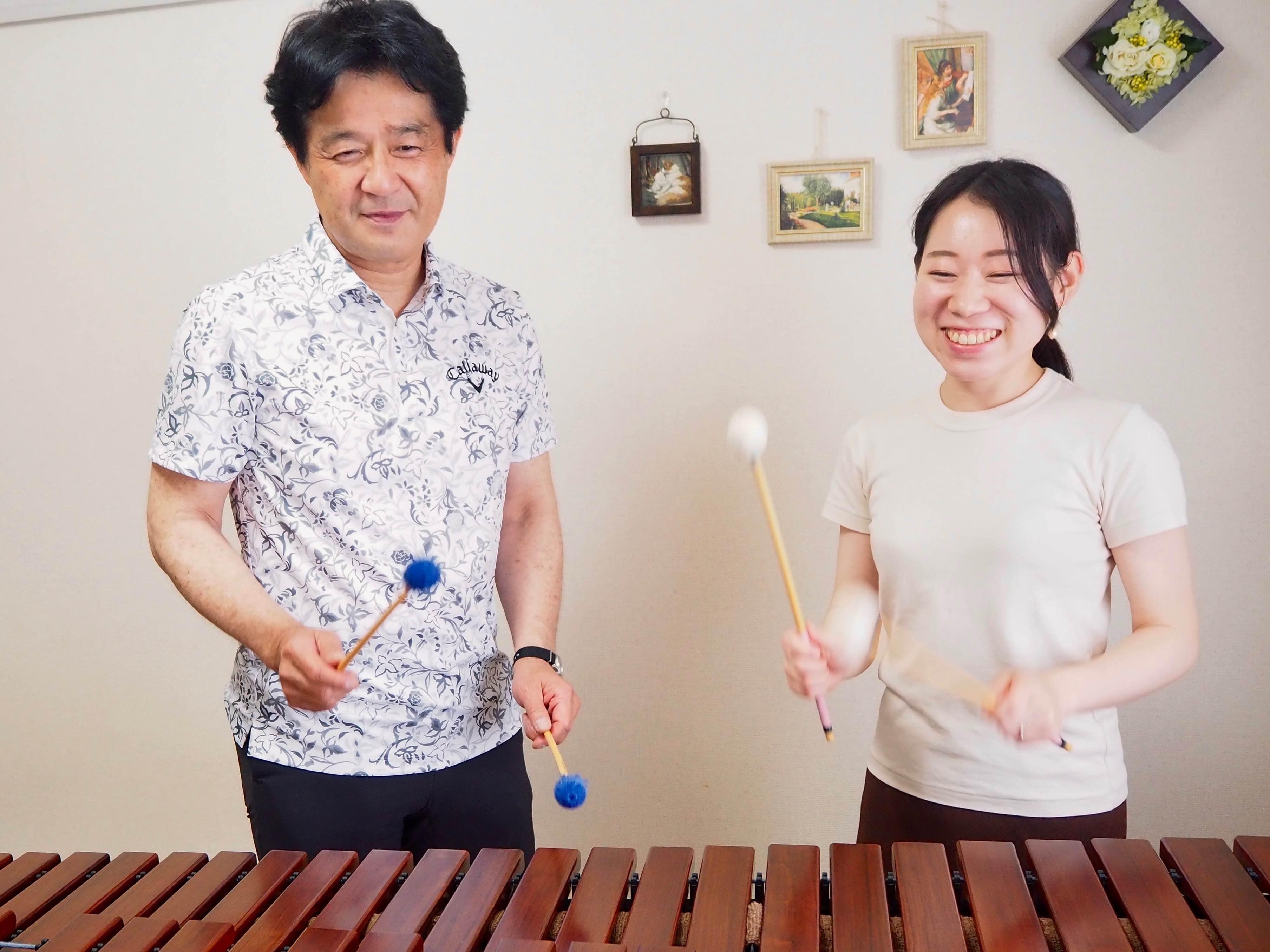 日野市百草｜60歳からの音楽教室「Legato マリンバ ＊ピアノ」