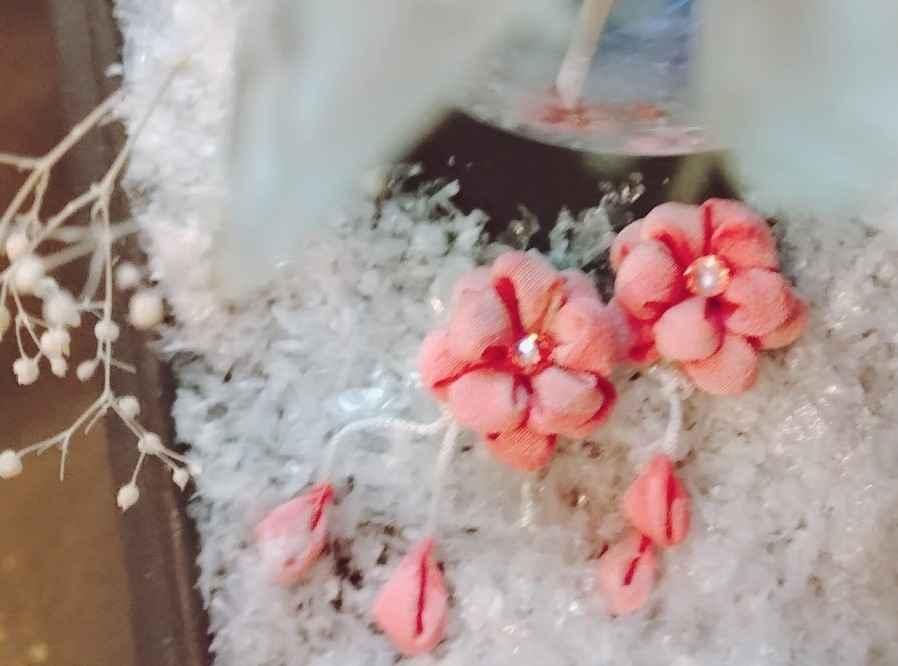 和の習い事　江戸つまみ細工 『小花のピアス』基礎講座