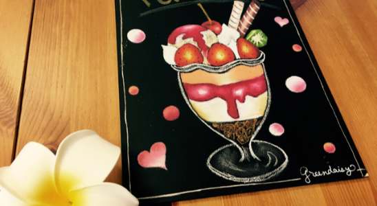 塗り絵感覚で出来る！チョークアート体験レッスン