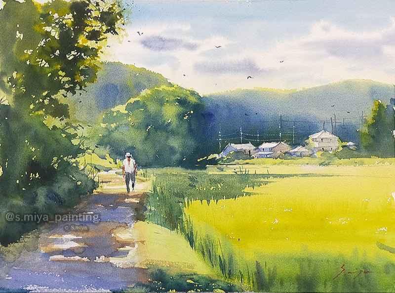 S.Miya　水彩画教室　上尾クラス