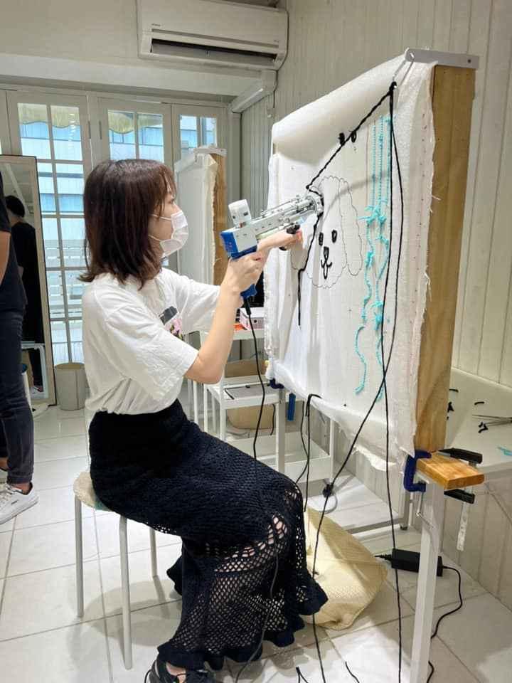 【原宿】タフティングワークショップ