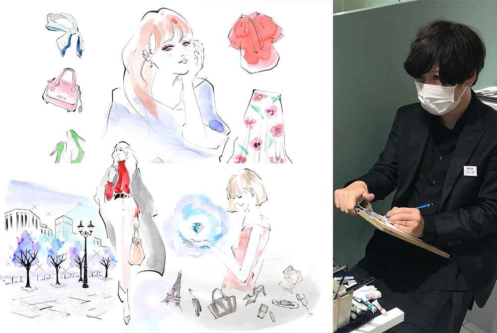 ホンダシンイチ ファッションイラスト&ポートレート教室