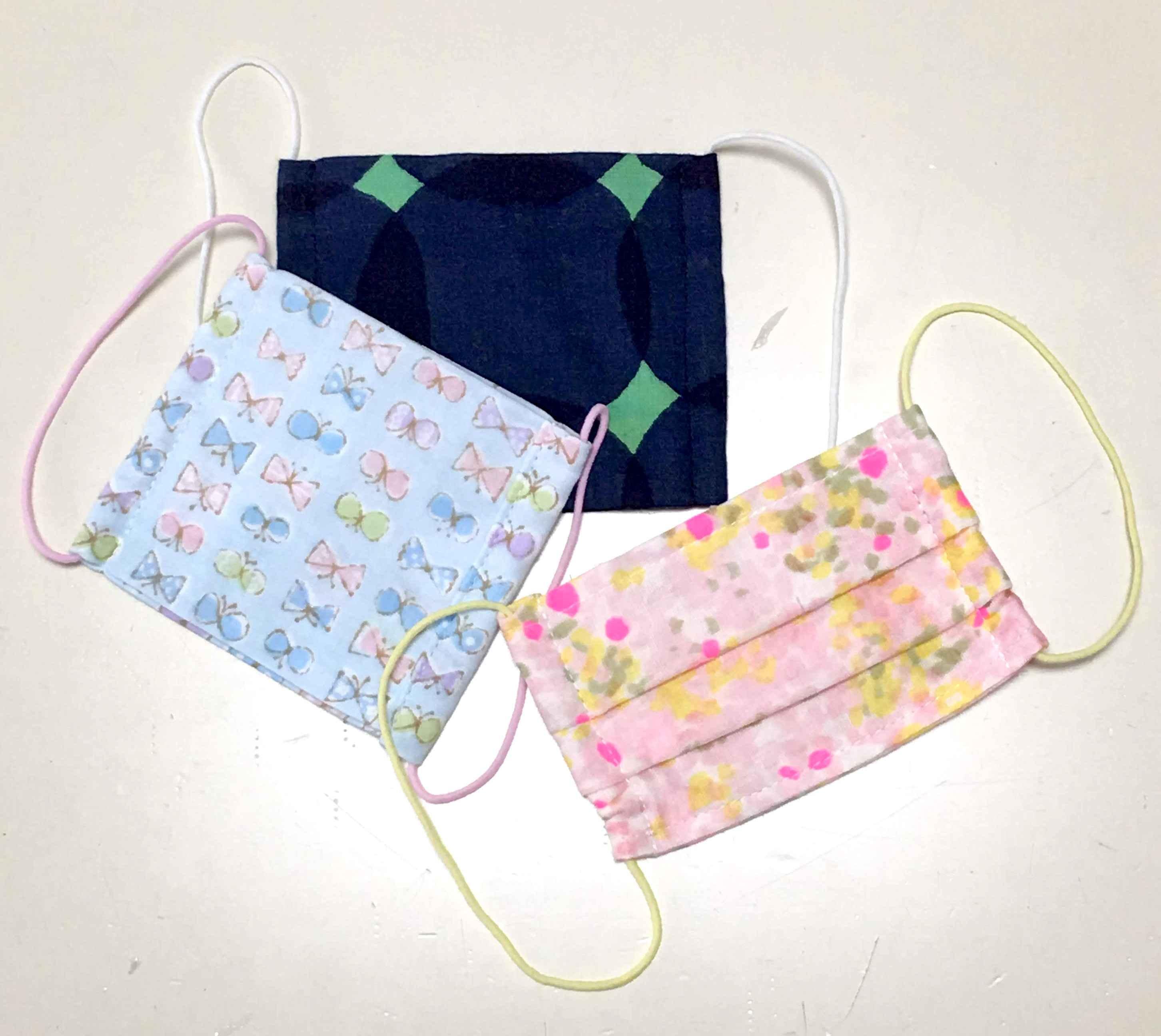 キッズ用ガーゼマスクを作ってみましょう。