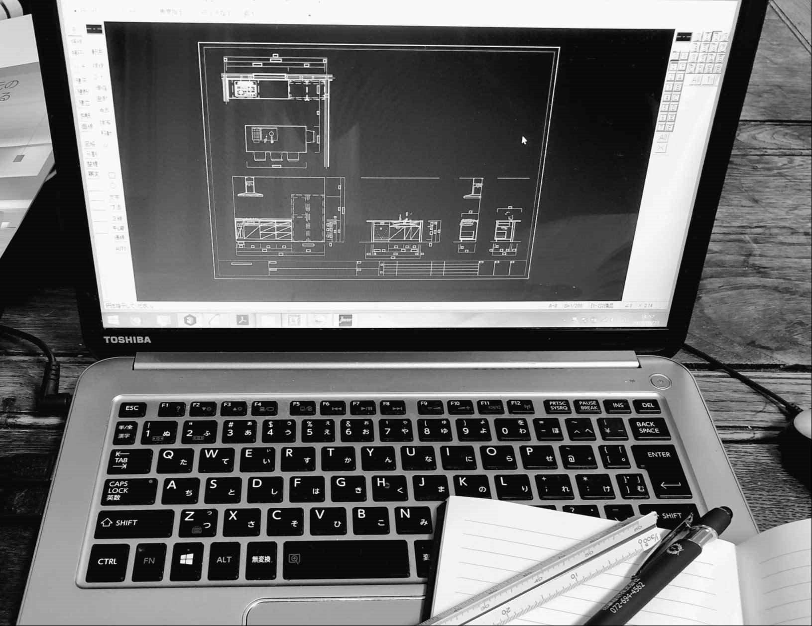 JW－CADを使った家具図面の描き方　1コマ目/全5コマ