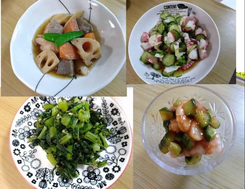 惣菜コースのお料理