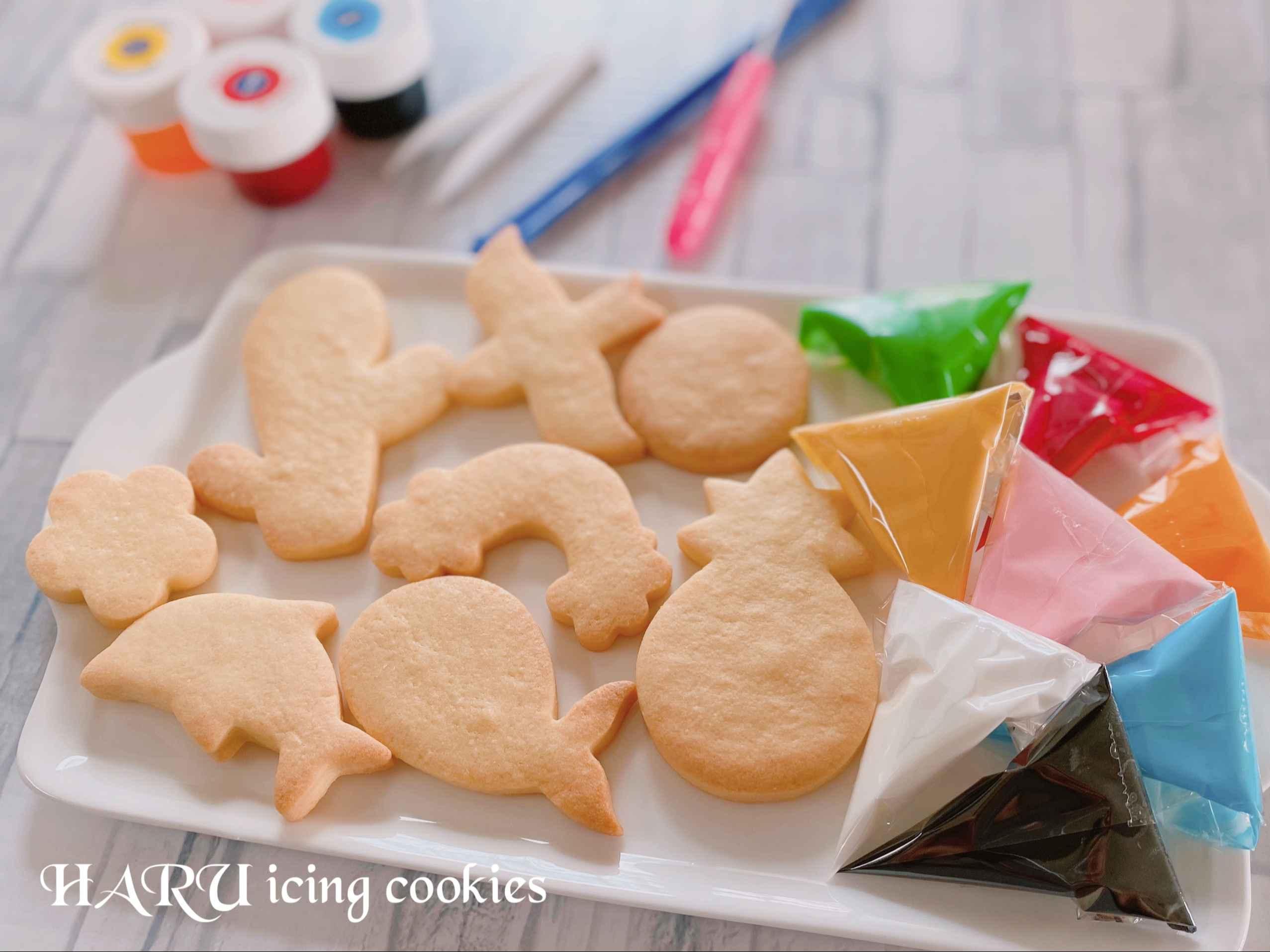 ＊リニューアル＊　アイシングクッキーをご自宅で作りたい方向けレッスン