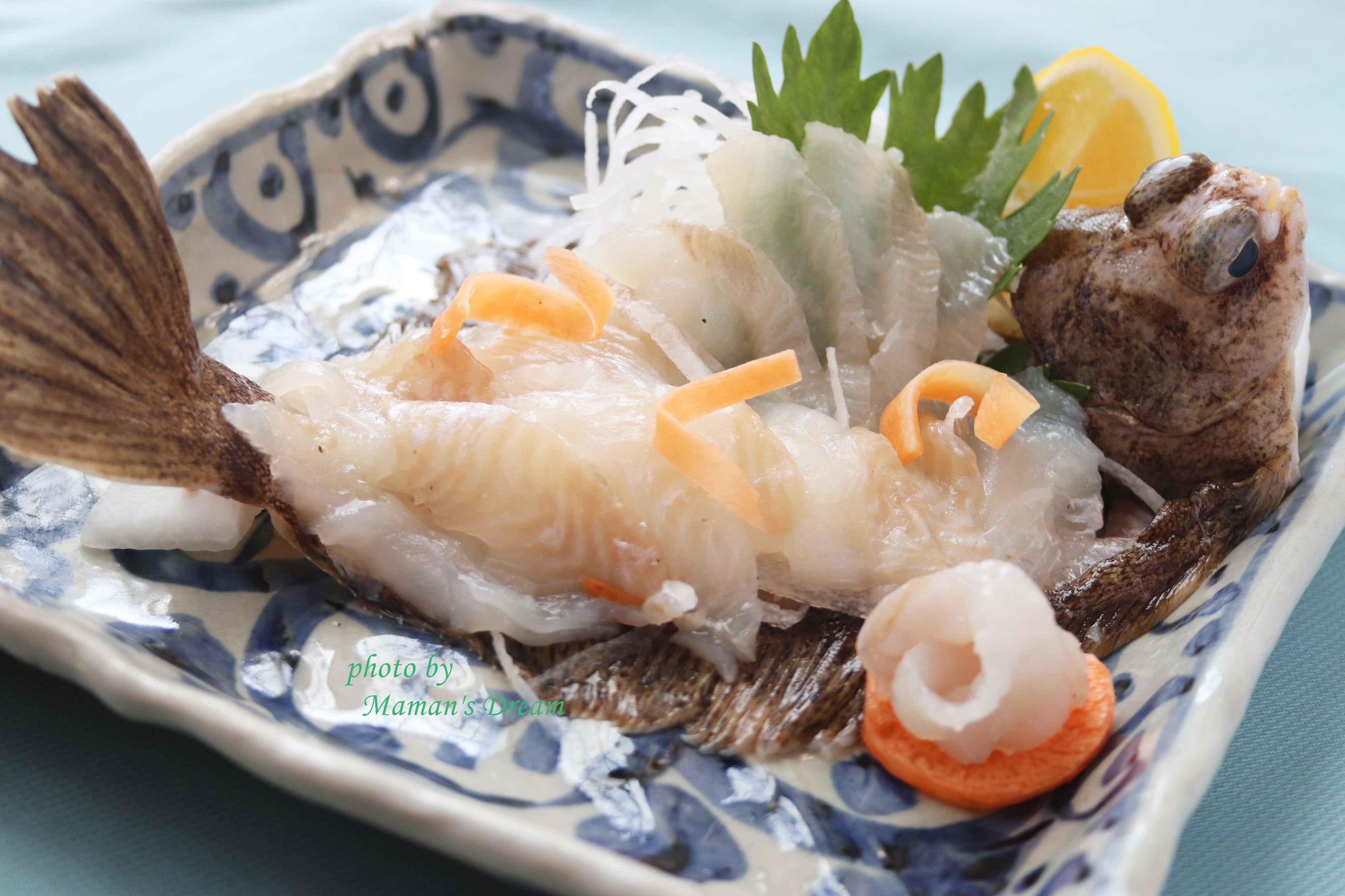 さばきから始まるお魚定食＋魚介の巻き寿司（持ち帰り）