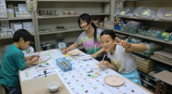 終了しました。期間限定　夏休み自由研究陶芸1日体験教室