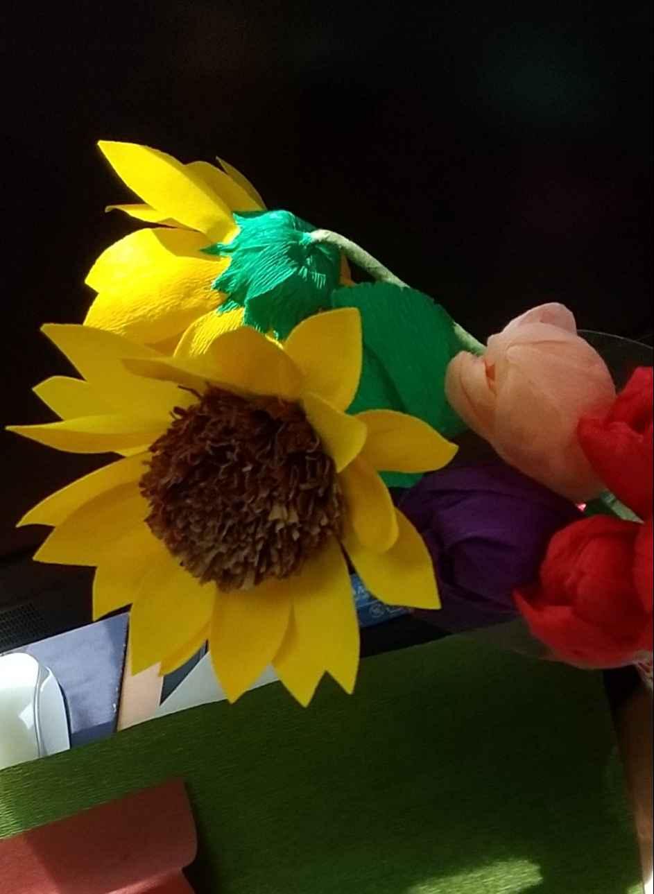 東京★ハンドメイドレッスン★クレープペーパーの花