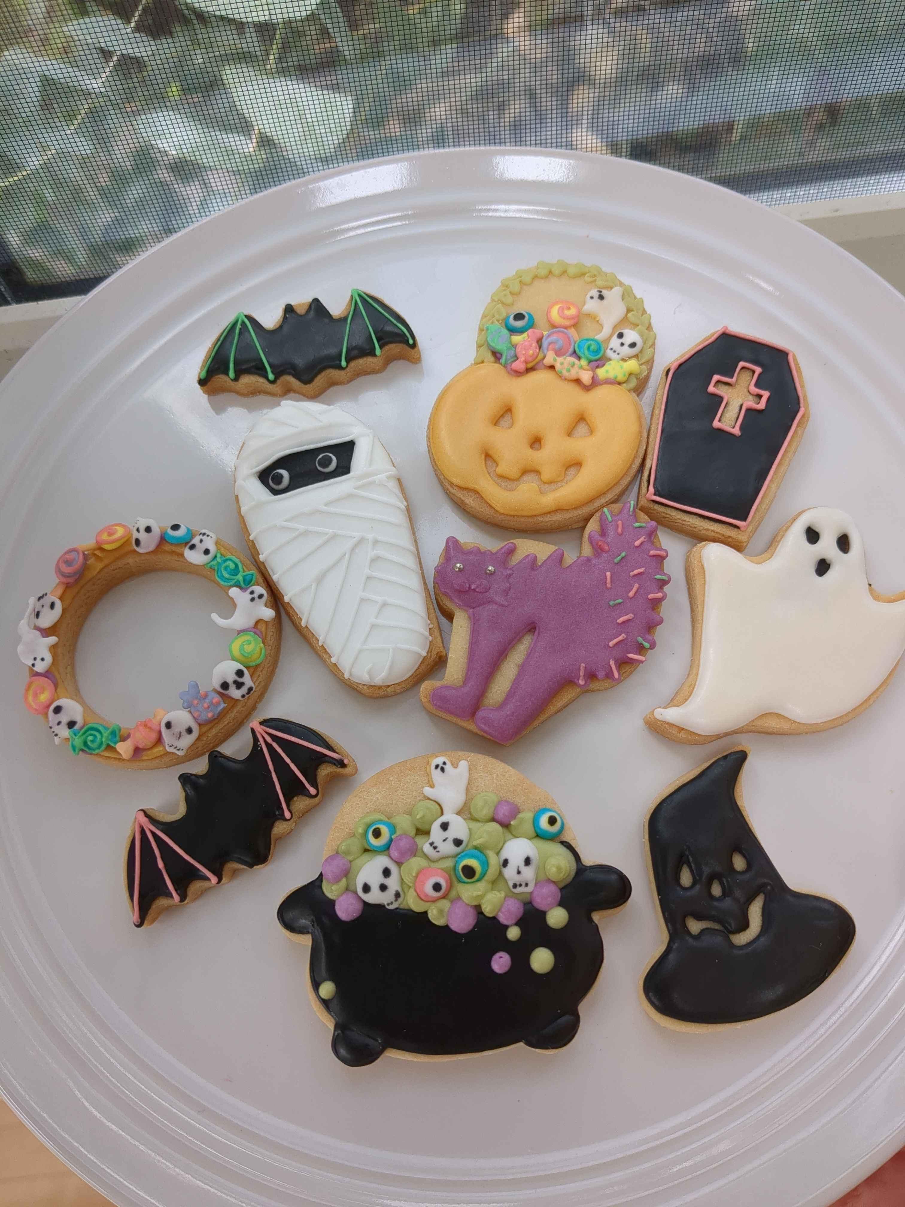 世田谷区深沢♡ハロウィンアイシングクッキーレッスン