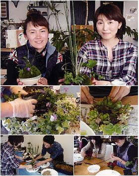 寄せ植え教室 お庭・植木・花の工房