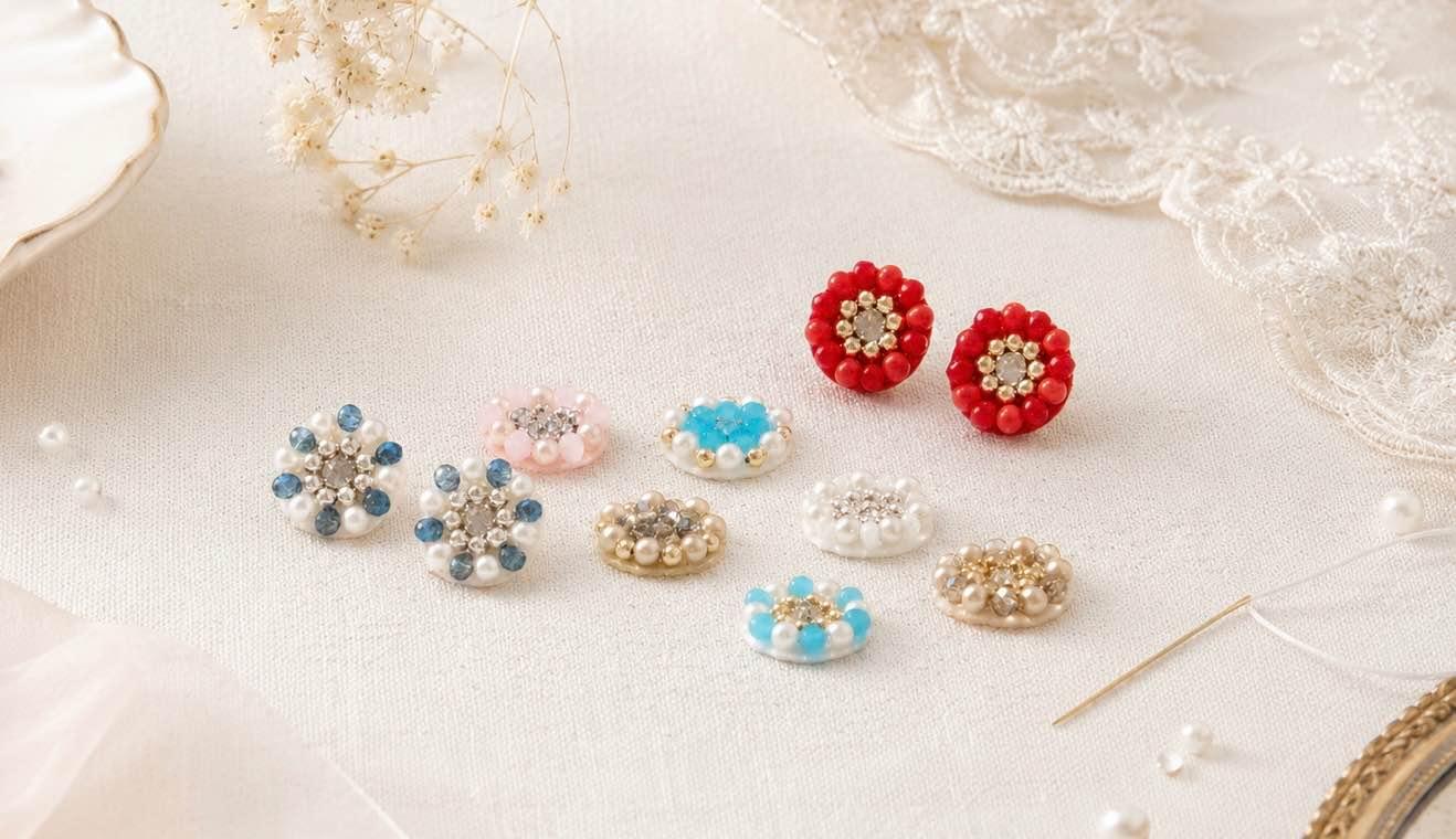 ビーズ刺繍教室　『iina』