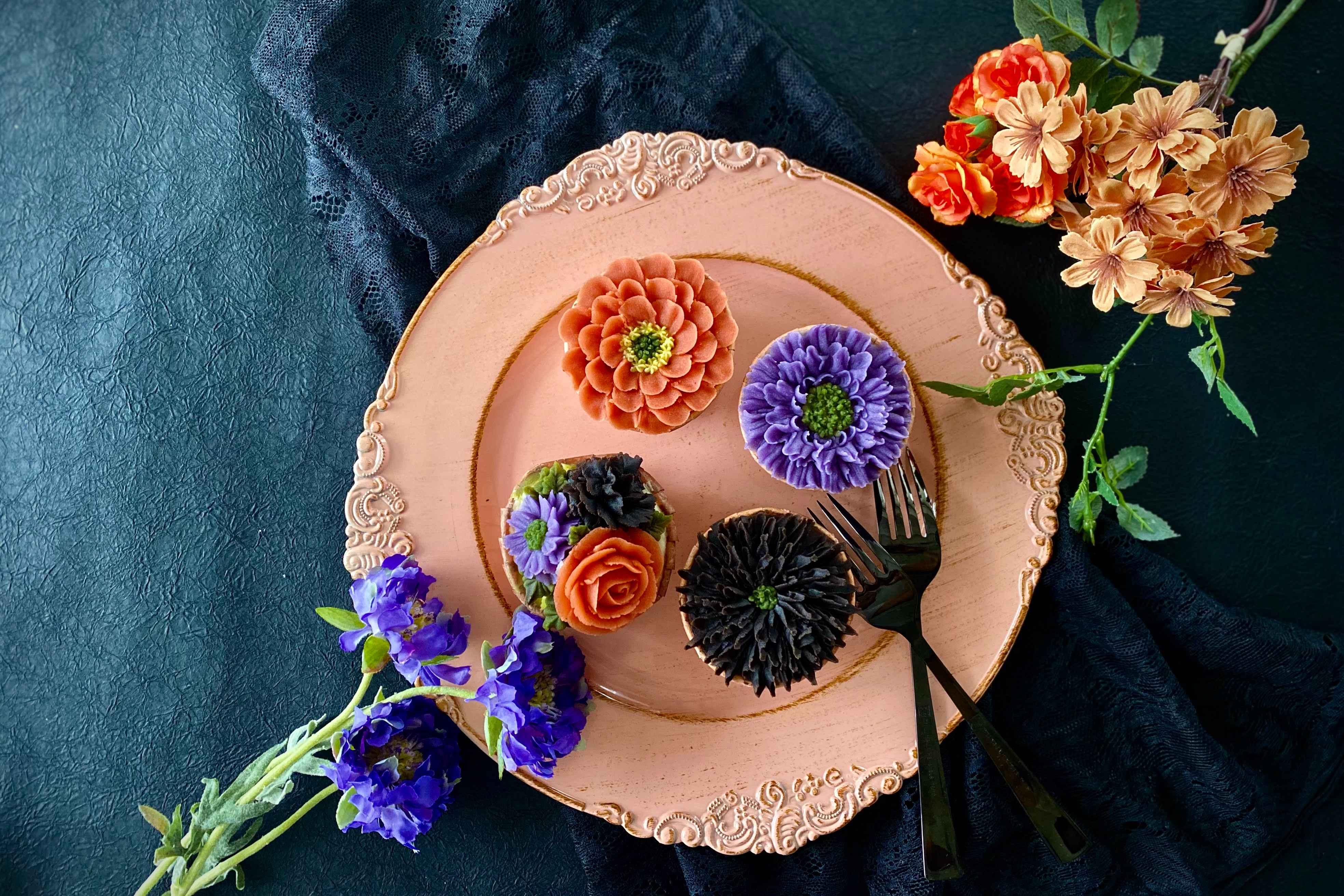 あんこのお花・カップケーキレッスン