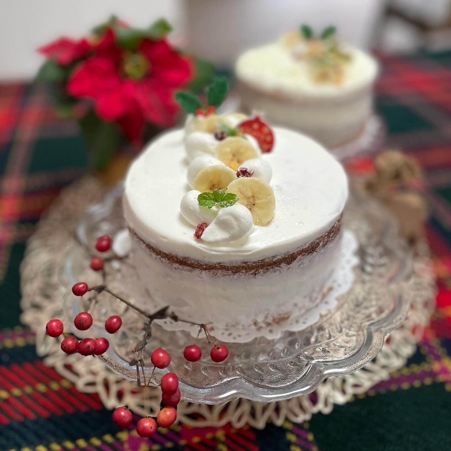 クリスマスネイキッドケーキ