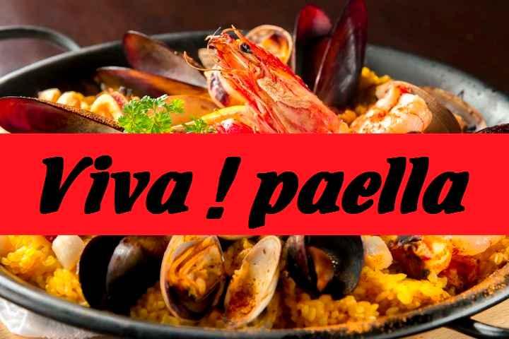 フライパンで作るパエリア×ソパ・デ・アホ（にんにくスープ）