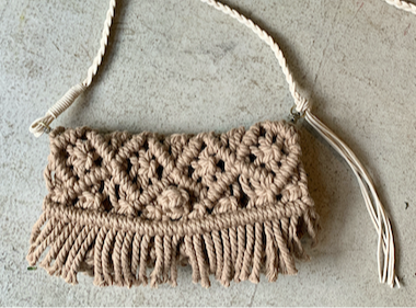 MINI SHOULDER BAG マクラメ編みバッグ