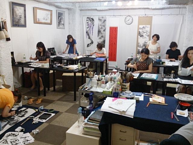  嵐酔水墨画書道教室 渋谷区表参道本部＆恵比寿教室、銀座教室