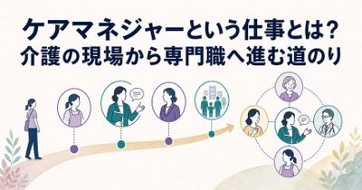 ケアマネジャーという仕事とは？介護の現場から専門職へ進む道のり