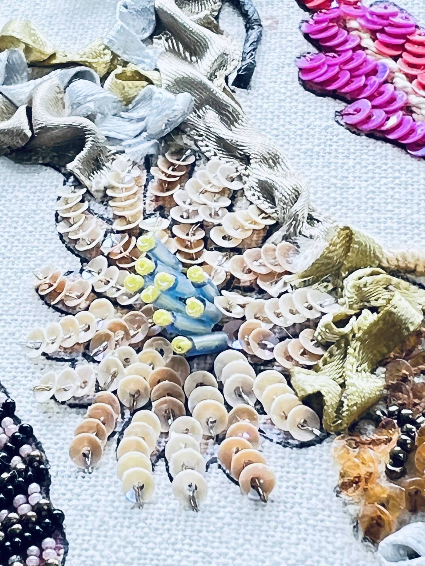 オートクチュール刺繍の作品