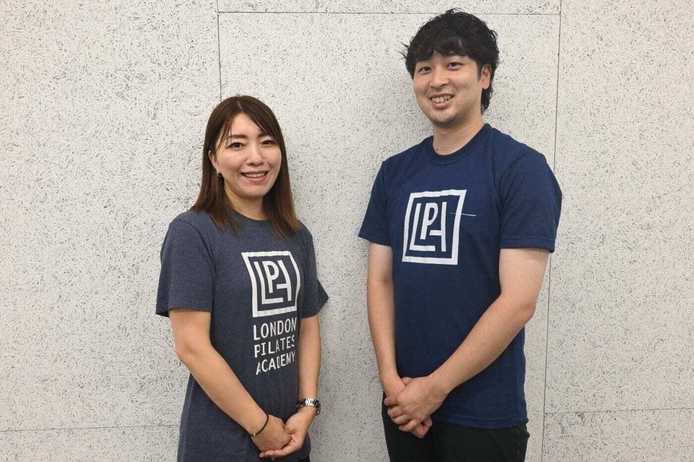 左が同アカデミー代表の桔梗有香子さん、右がマスタートレーナーの吉田優介さん
