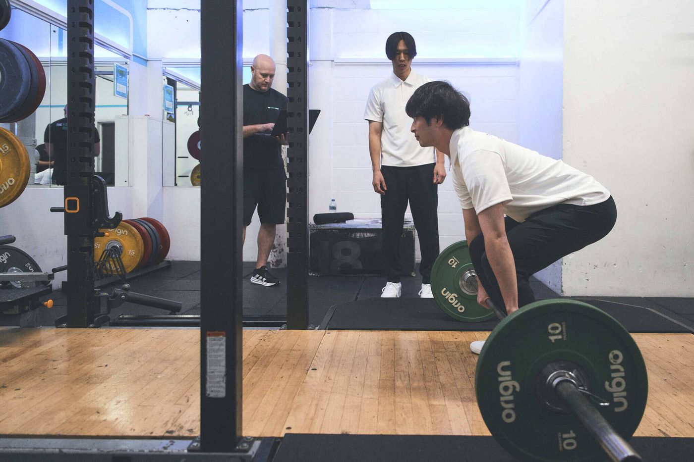 Active IQ講座での器具を使用した指導の様子