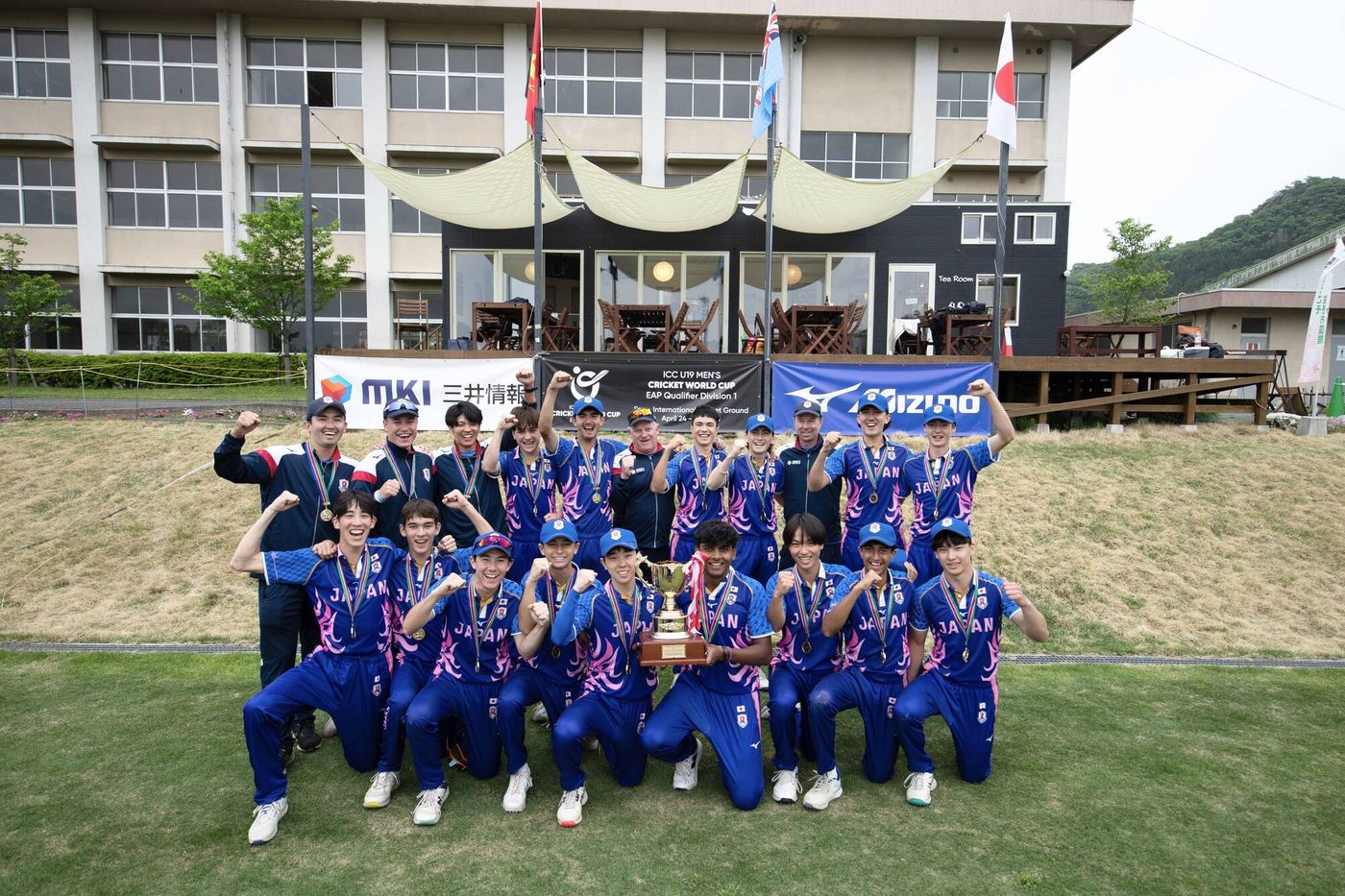2025年4月末、男子U19日本代表が予選を勝ち抜き、W杯出場を決めたシーン