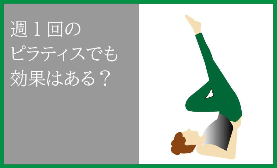 週一のピラティスでも効果はある