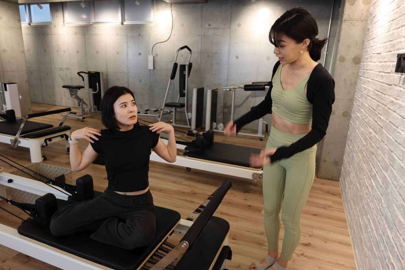 TSUTAYA Conditioning PILATESインストラクターと会話