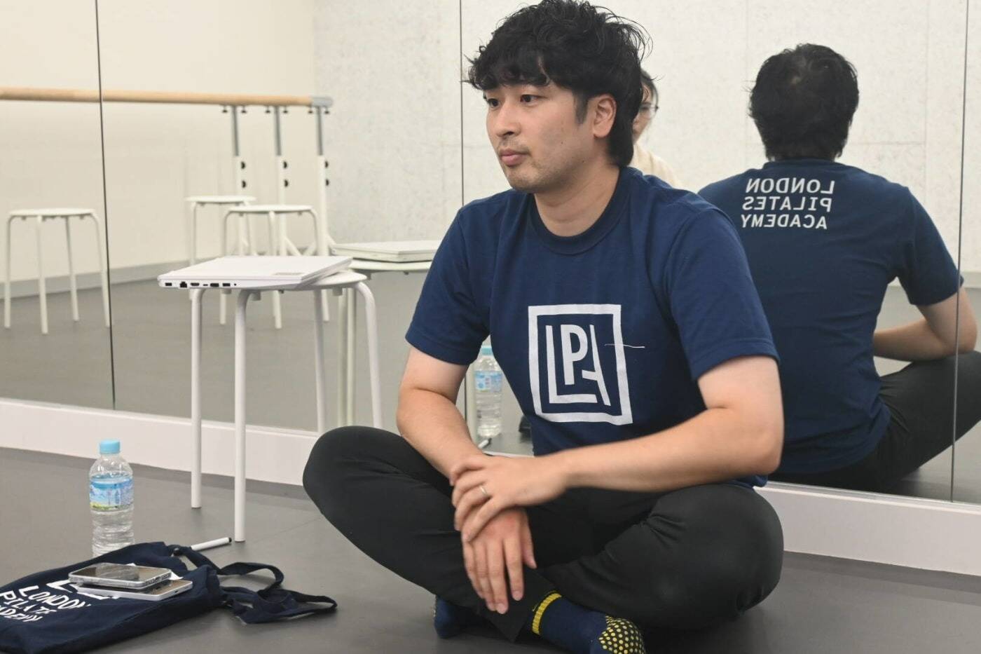 マスタートレーナーの吉田優介さん。ピラティスの本場イギリスで学ばれた