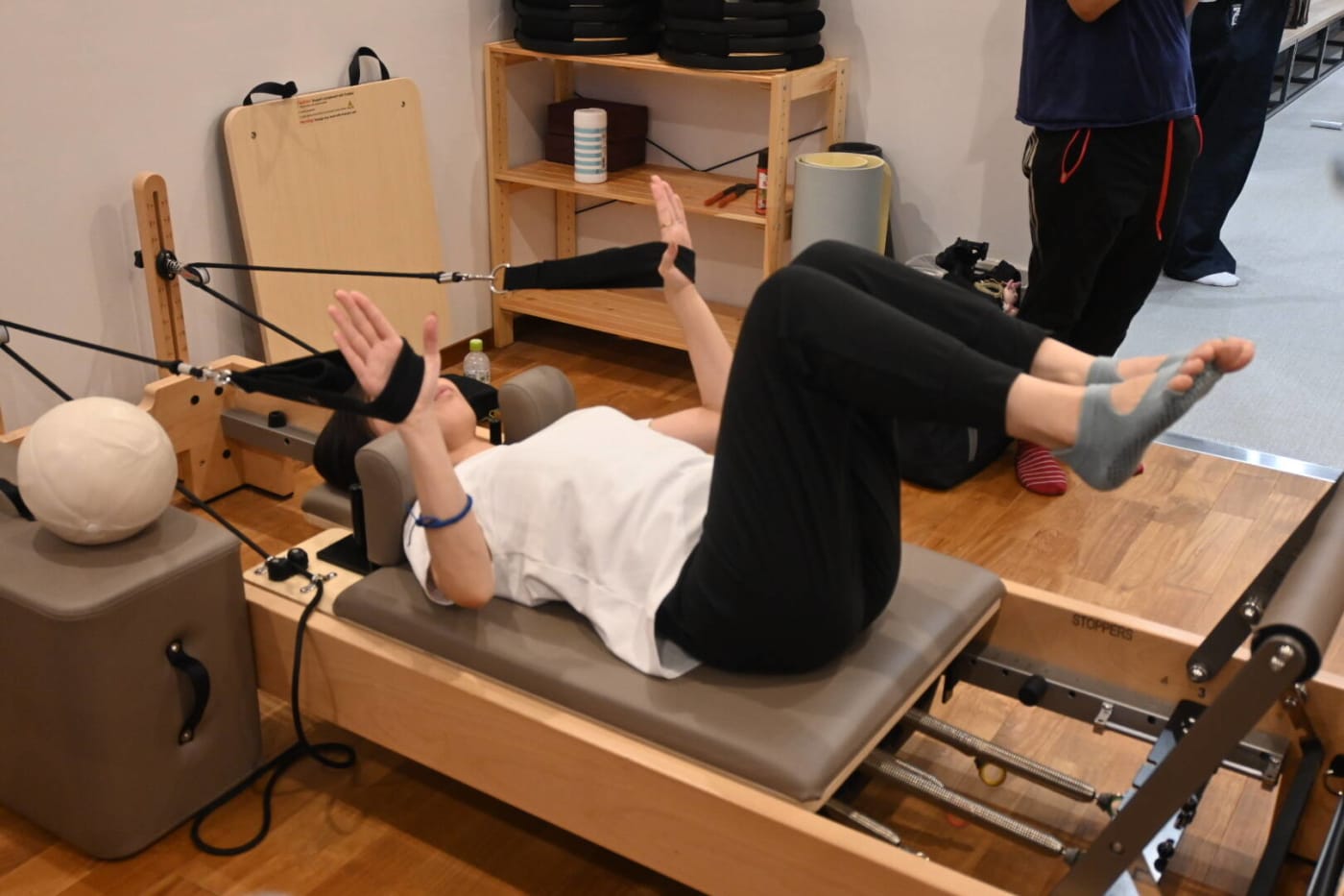 マシンを使ったエクササイズ