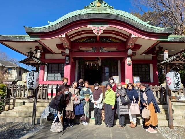 市ヶ谷亀岡八幡宮さまにて石払いの儀式