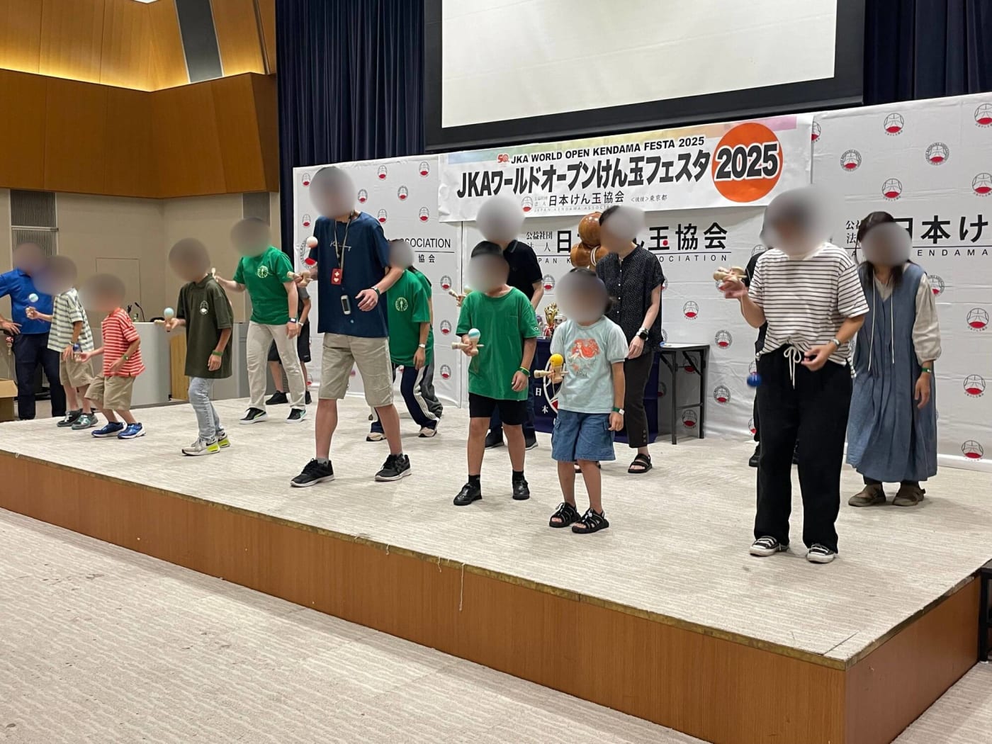 2025JKAワールドオープンけん玉フェスタでも幅広い年代の方が活躍