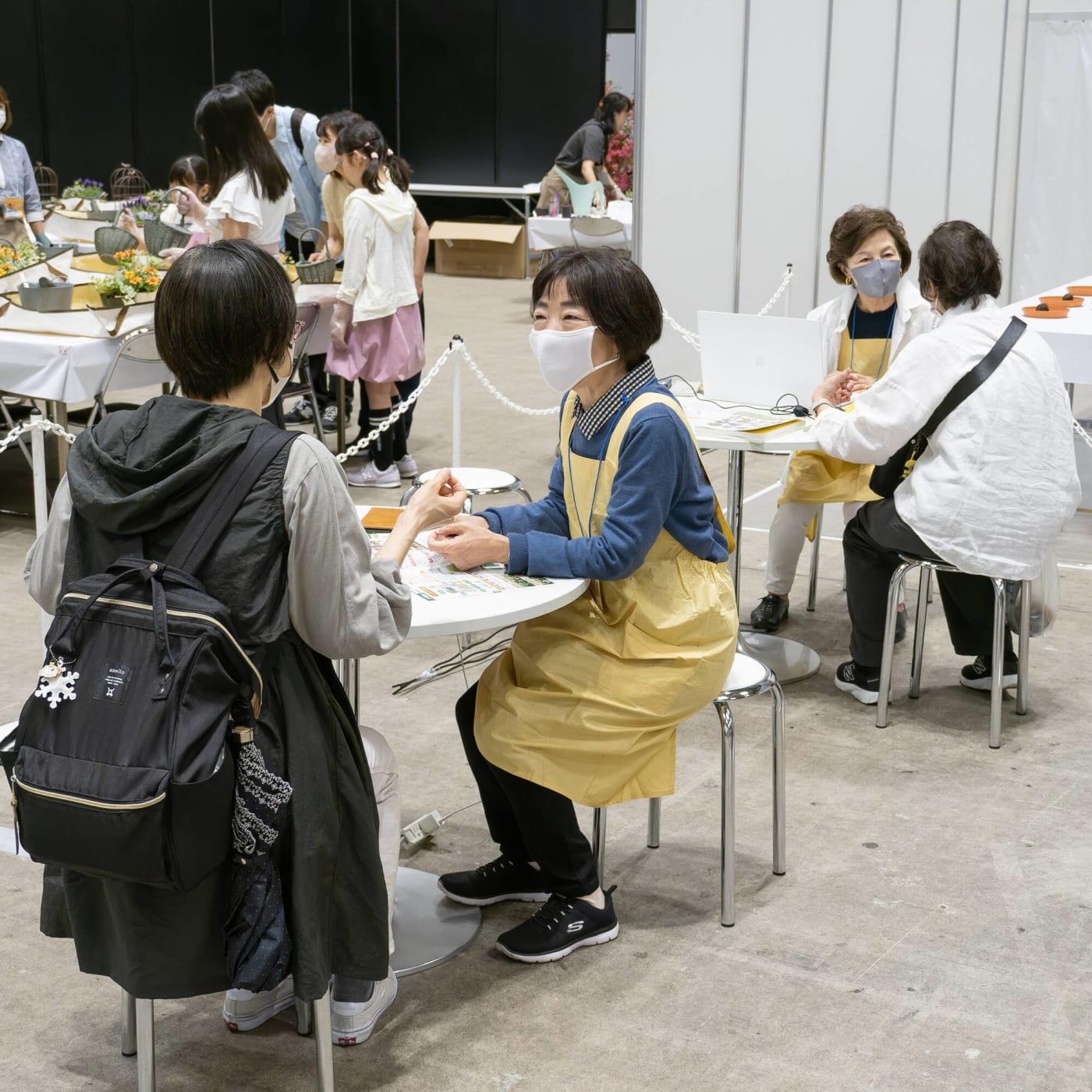 園芸相談の様子