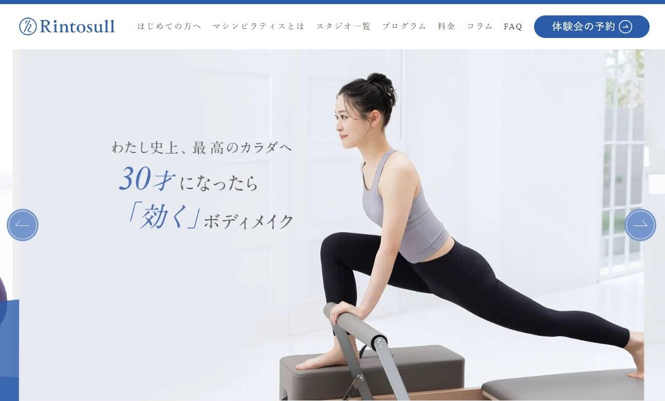 リントソルのウェブサイトのスクリーンショット