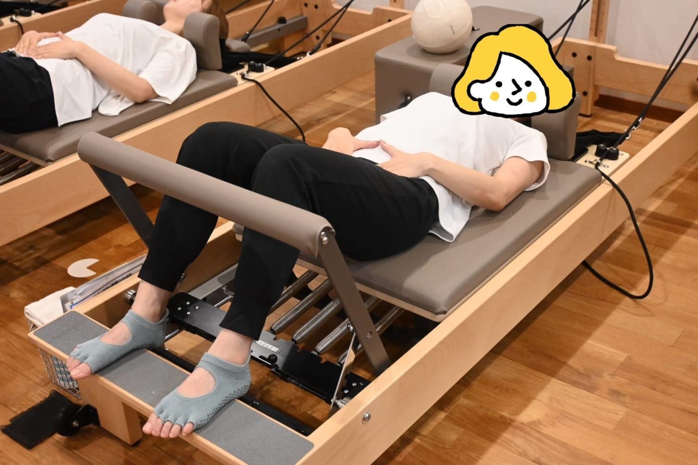 骨盤の傾きを確認