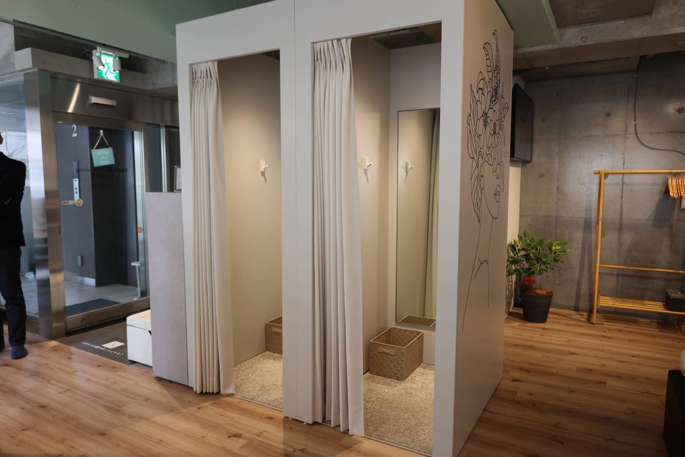 TSUTAYA Conditioning PILATESでピラティスウェアに着替えるスペース